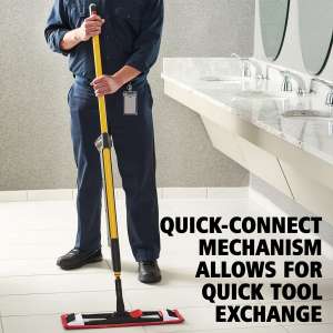 RUB1835528, Rubbermaid Commercial, HYGEN™ PULSE™, Microfiber Spray Mop Kit, Yellow