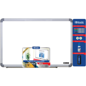Aluminum Frame Magnetic Dry Erase Board Value Pack, 24" x 36"