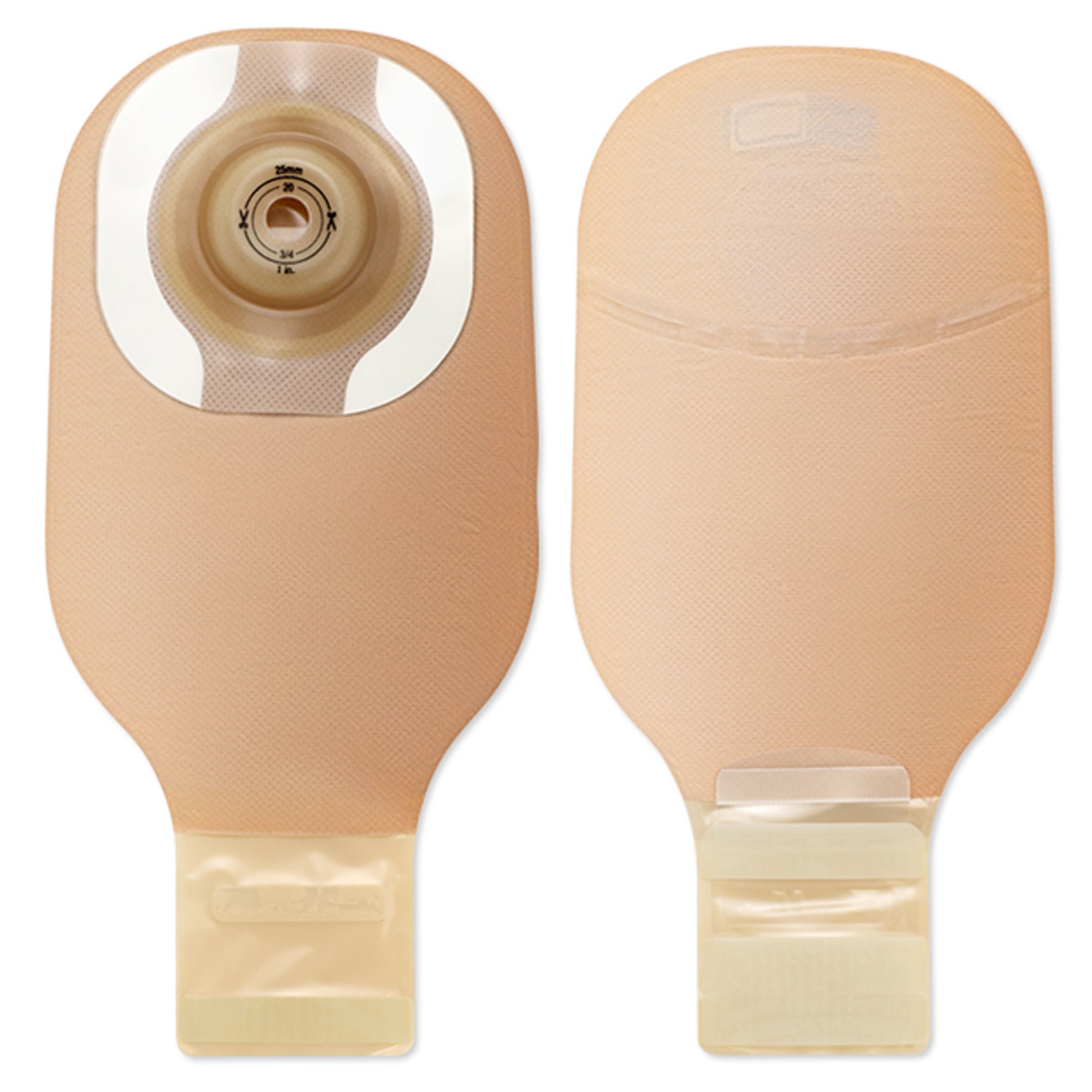 Premier™ 8958 One-Piece Beige Ostomy Pouch, Cut to Fit Stomas up to 38 mm