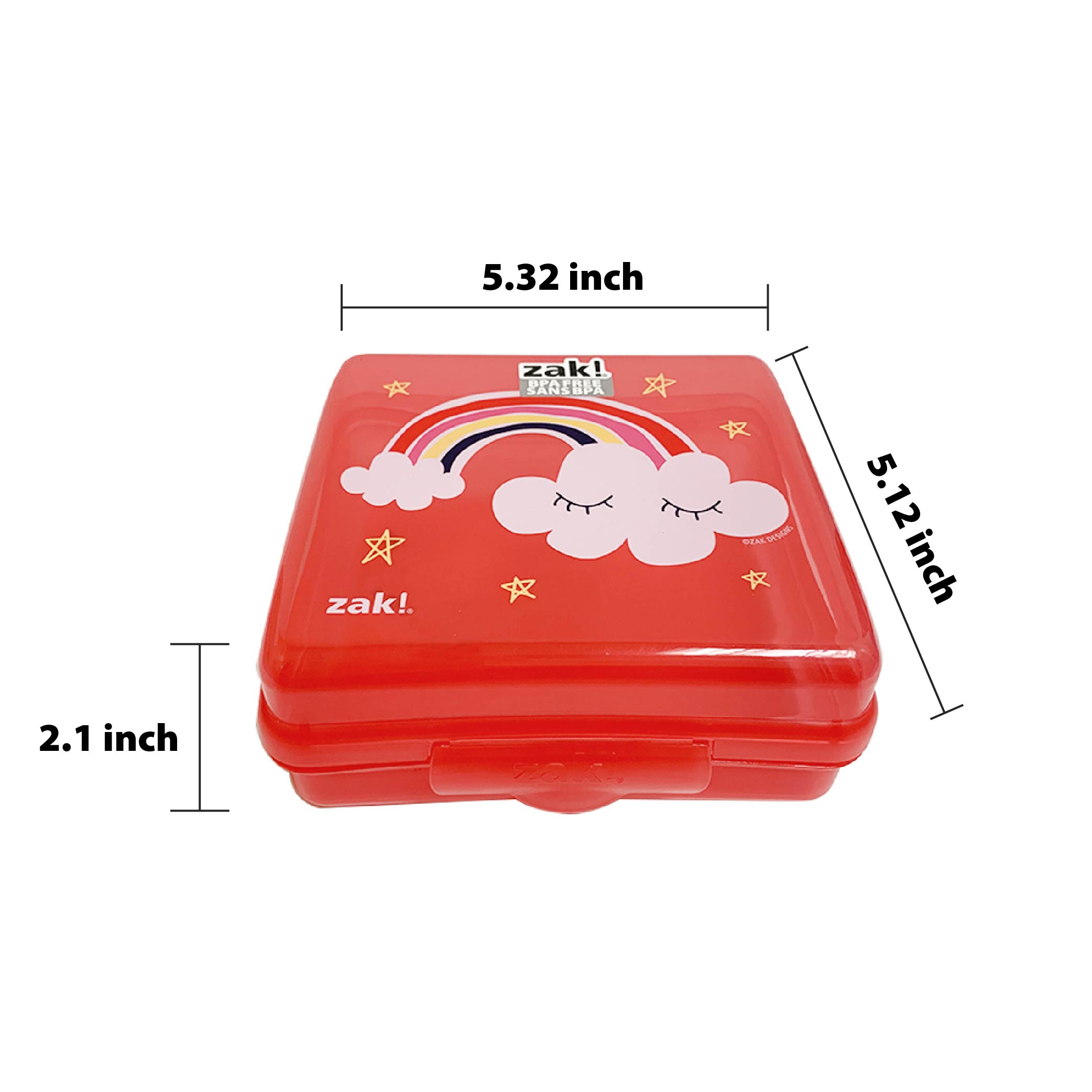 Happy Things Reusable Hinged Food Container, Clouds slideshow image 3 Happy Things Reusable Hinged Food Container, Clouds slideshow image 3