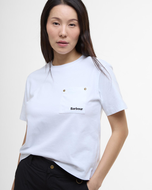 Farne Pocket T-Shirt Classic White