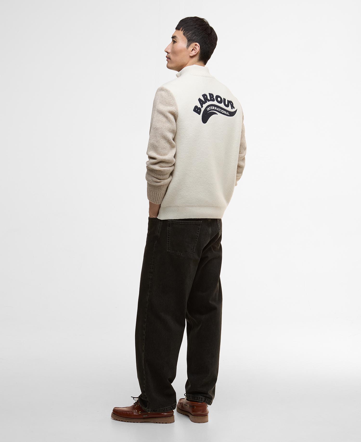 Maglione Hutchy con zip corta image number 1
