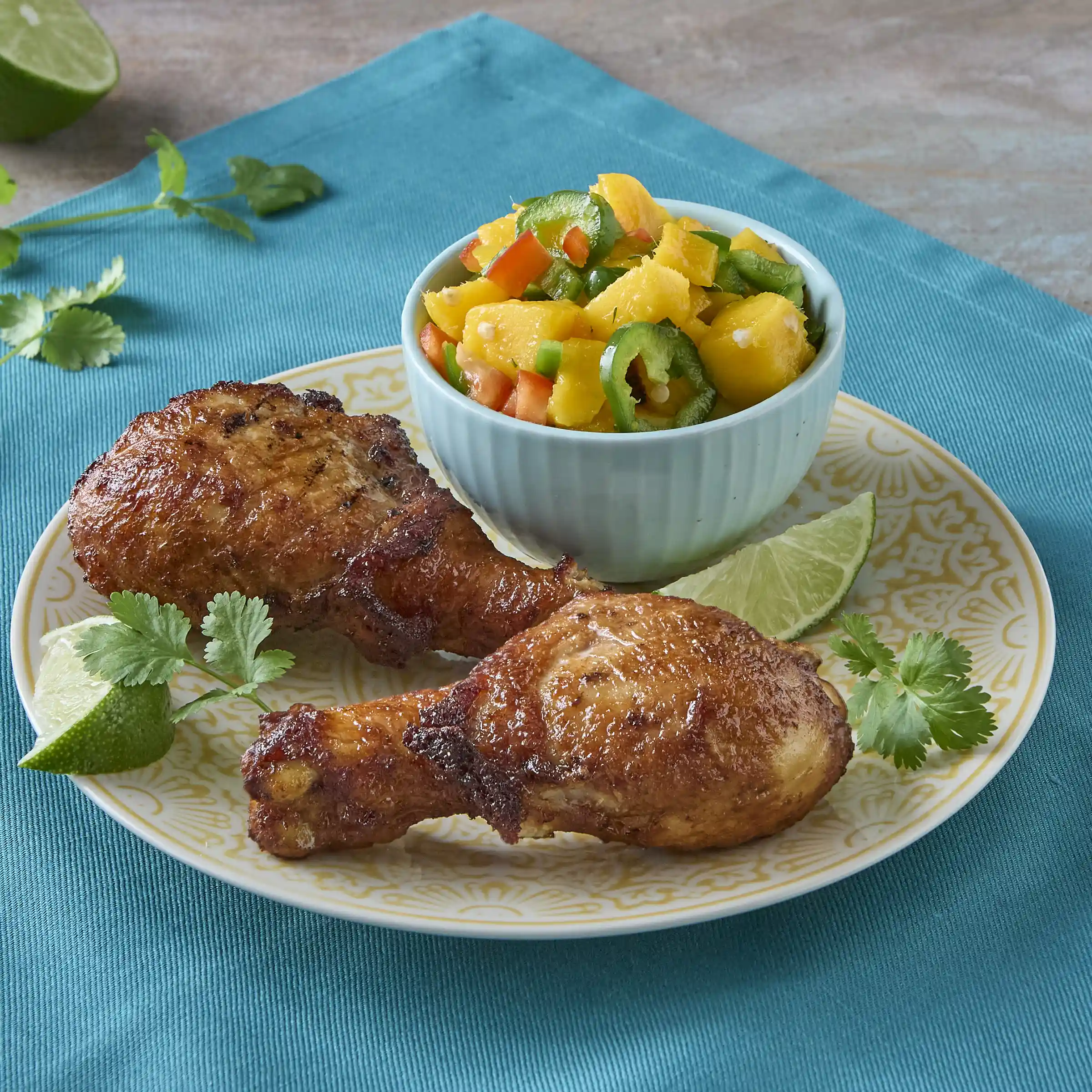 Tyson® Fully Cooked Chili Mango Glazed Chicken Drumsticks_image_2