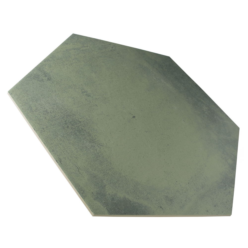 Argillos Hex Aquamarine 20-1/2 in. x 23-5/8 in. Porcelain Floor and Wall Tile