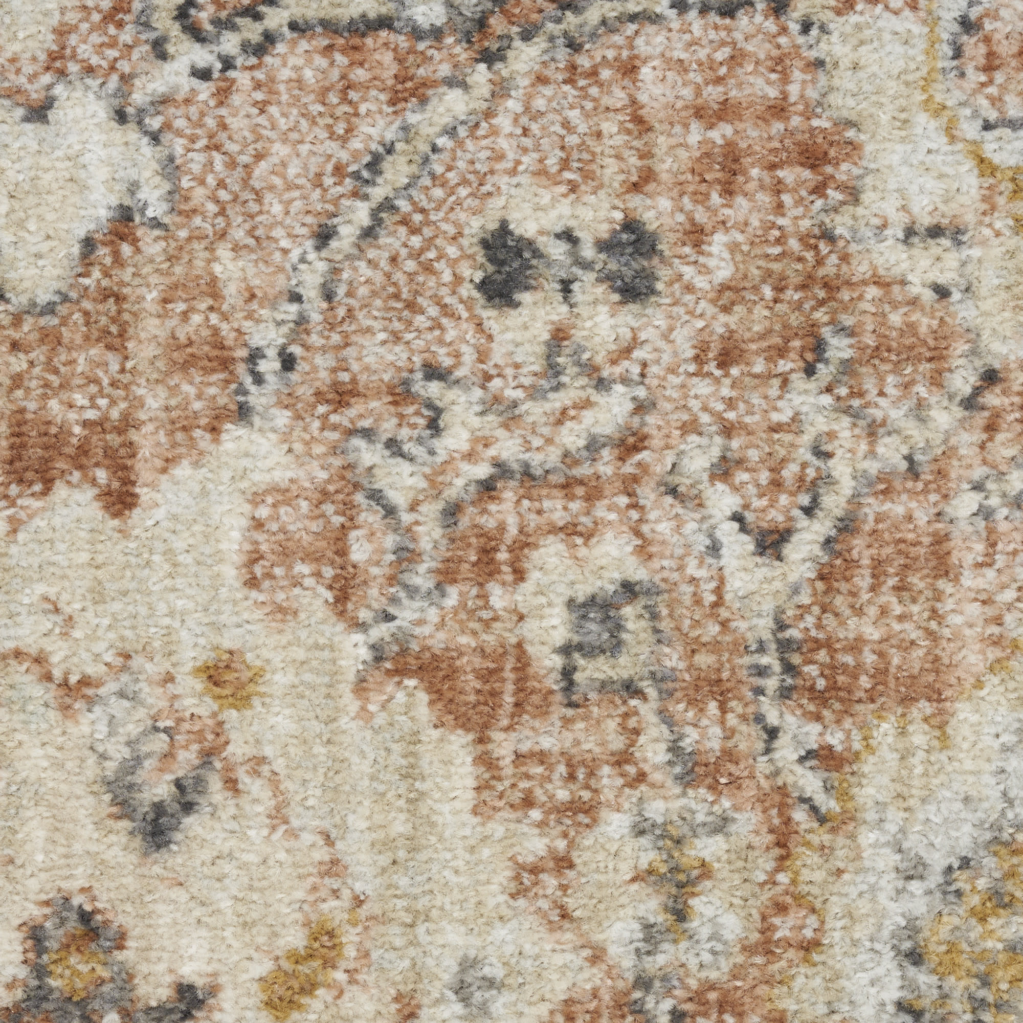 Nourison Oushak Home 8' x 9'10" Rust Vintage Indoor Rug