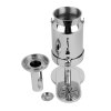 5-quart Somerville stainless steel milk dispenser in mirror finish