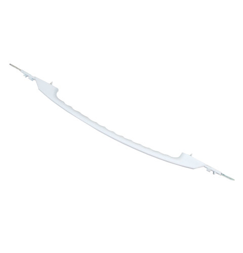 Side by Side white refrigerator handle