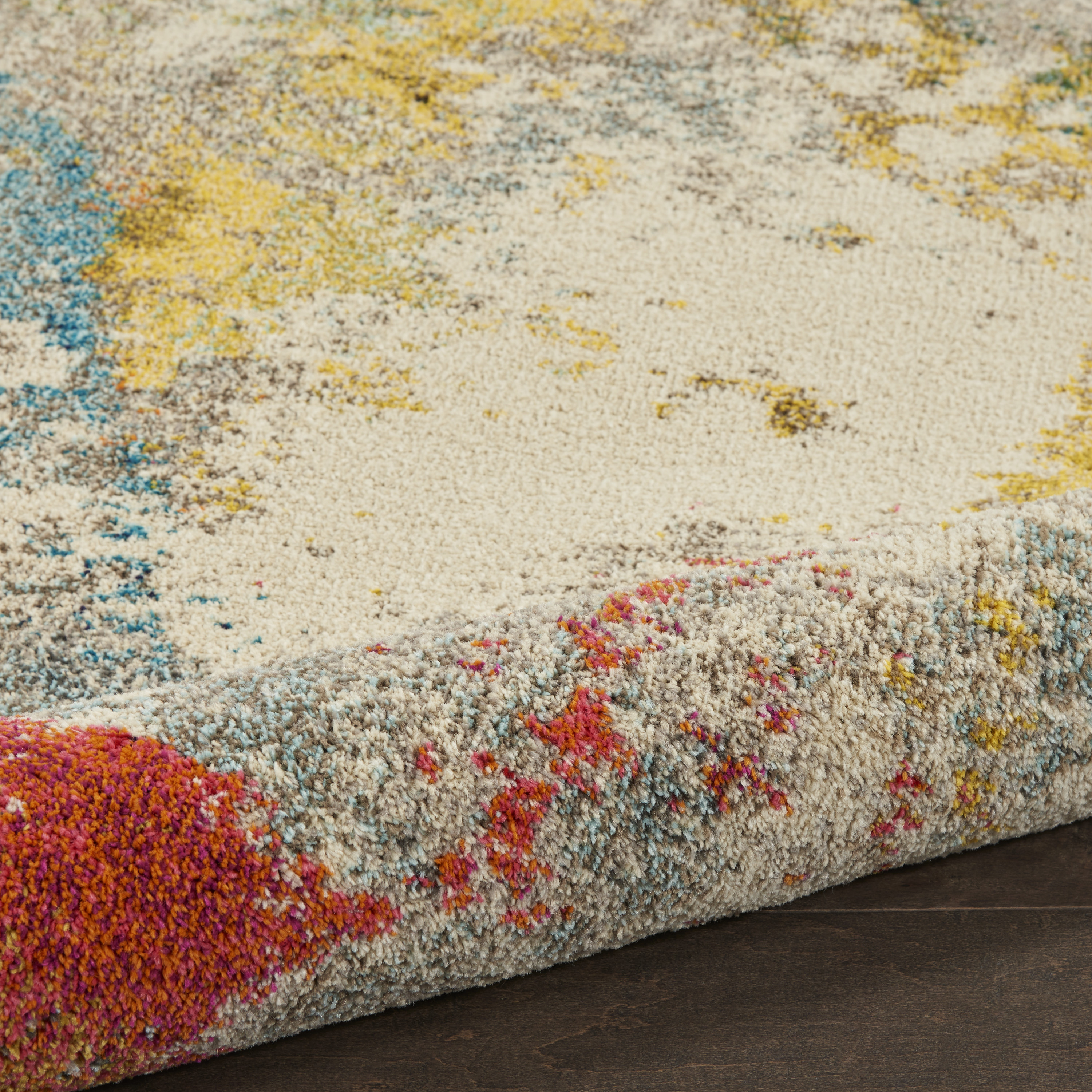 Nourison Celestial 6'7" x 9'7" Ivory Multicolor Modern & Contemporary Indoor Rug