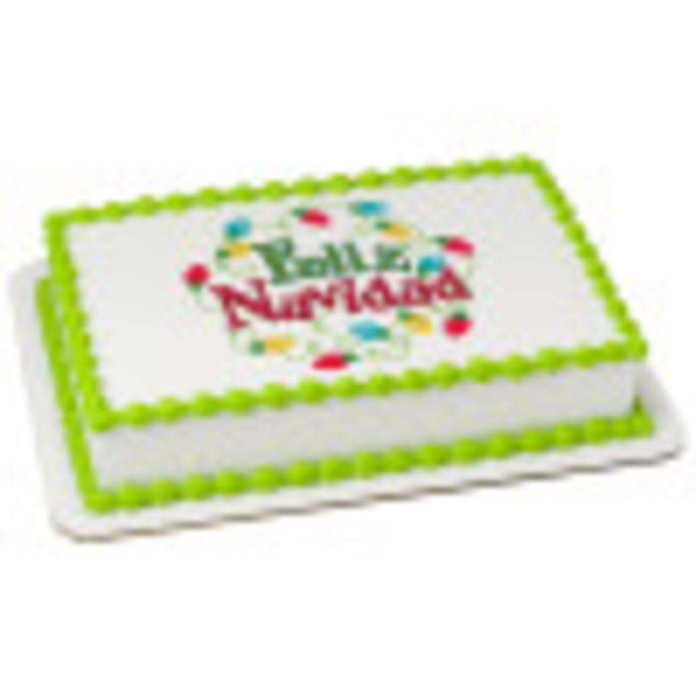 Image Cake Playful Feliz Navidad