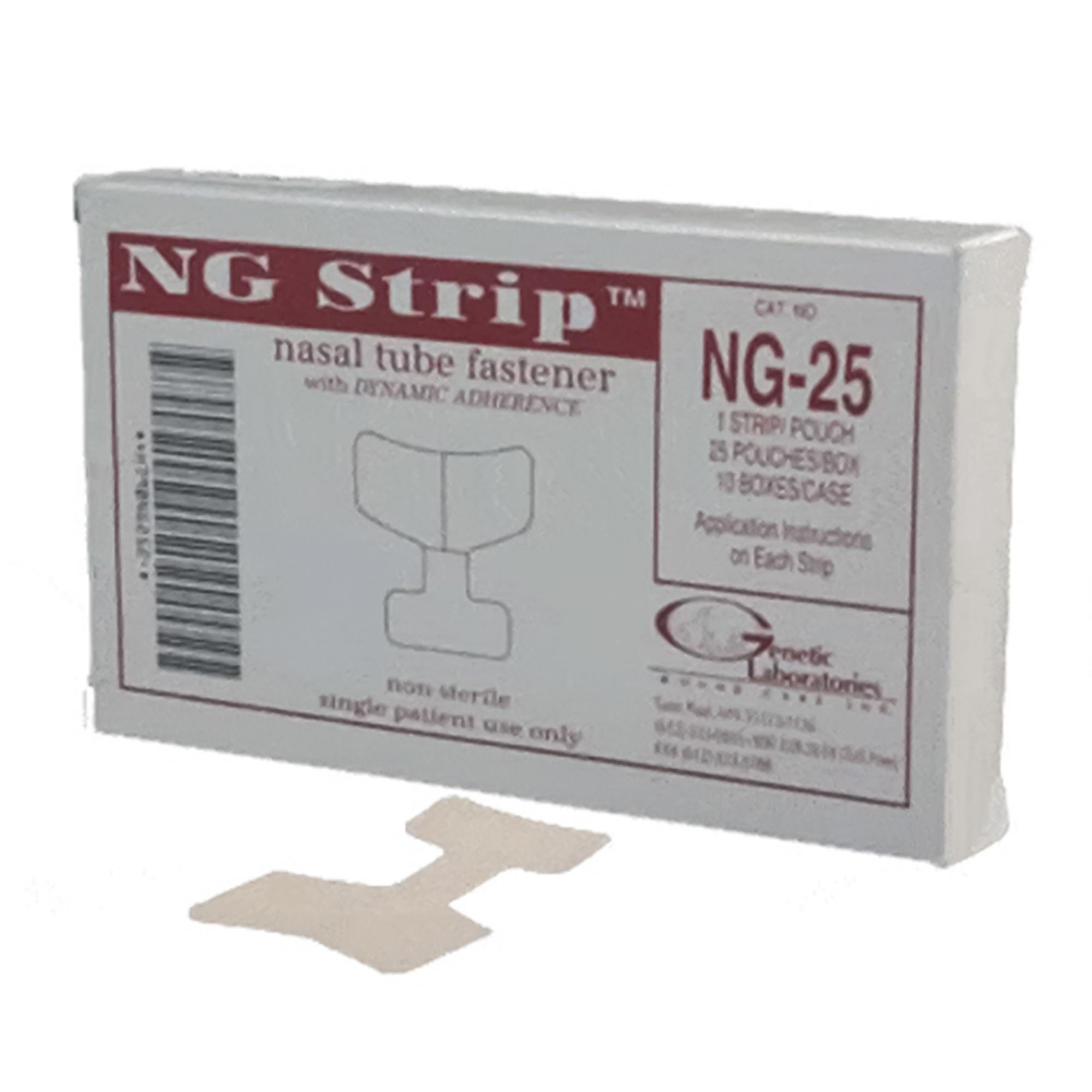 NG Strip™ Securement Device for use with Nasogastric and Nasal Feeding Tubes