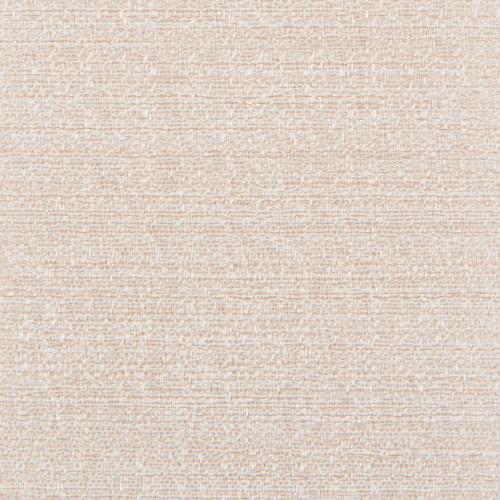 Beige woven-texture wallpaper covering a wall, its fine horizontal and vertical striations visible; close-up view with soft, even lighting in a neutral indoor setting, no furniture or windows shown.