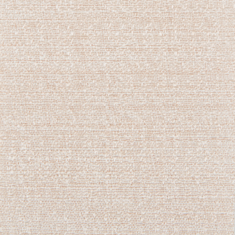 Beige woven-texture wallpaper covering a wall, its fine horizontal and vertical striations visible; close-up view with soft, even lighting in a neutral indoor setting, no furniture or windows shown.