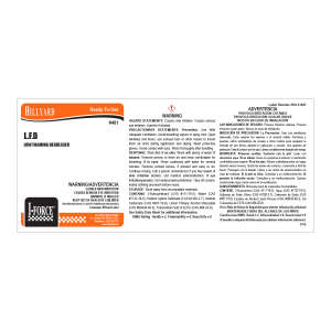Label RTU 481 LFD Low Foam Degreaser