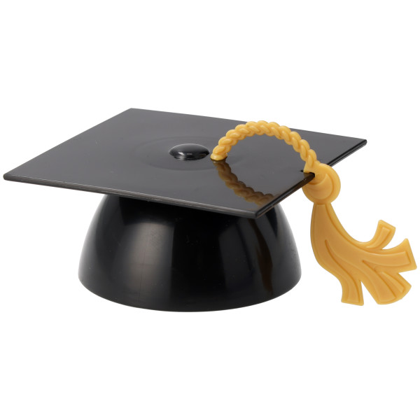 Black Grad Cap With Tassel Layon