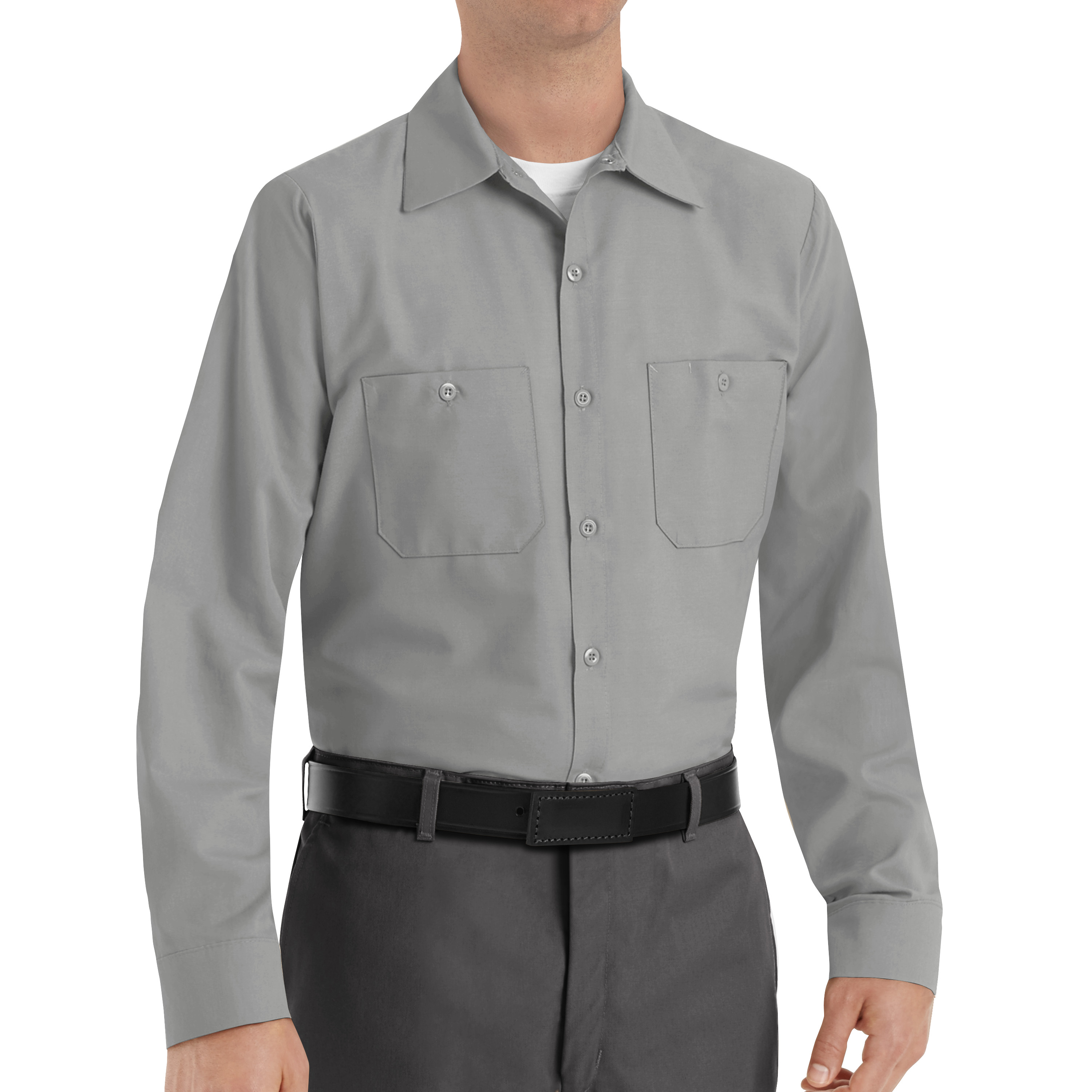 Red Kap Men's Long Sleeve Industrial Work Shirt