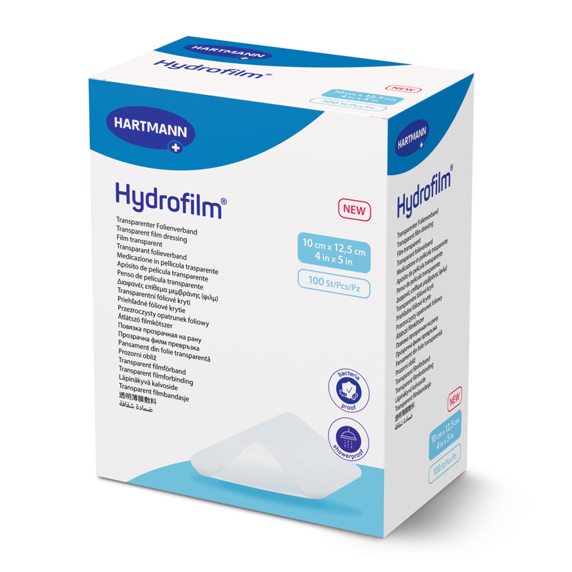 Hartmann DRESSING, WOUND HYDROFILM ADH TRNSPRNT 4"X5" (10/BX)