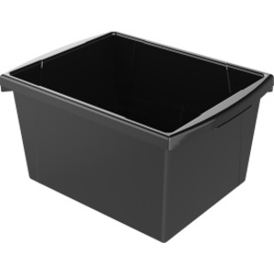 Small Classroom Storage Bin, Black