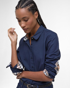Lavender Tailored Long-Sleeved Shirt 
