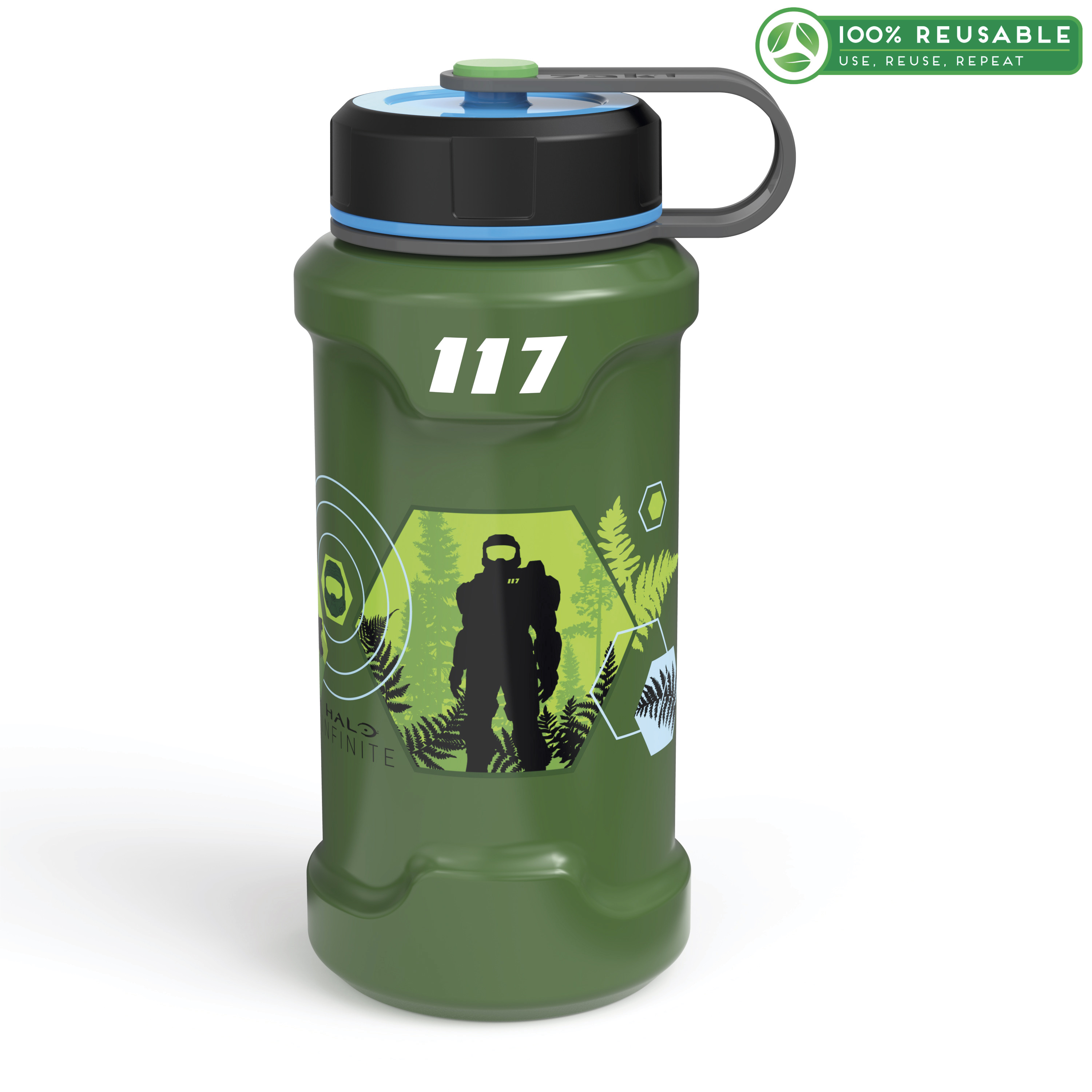 XBOX 24 ounce Stainless Steel Insulated Water Bottle, Halo slideshow image 1 XBOX 24 ounce Stainless Steel Insulated Water Bottle, Halo slideshow image 1