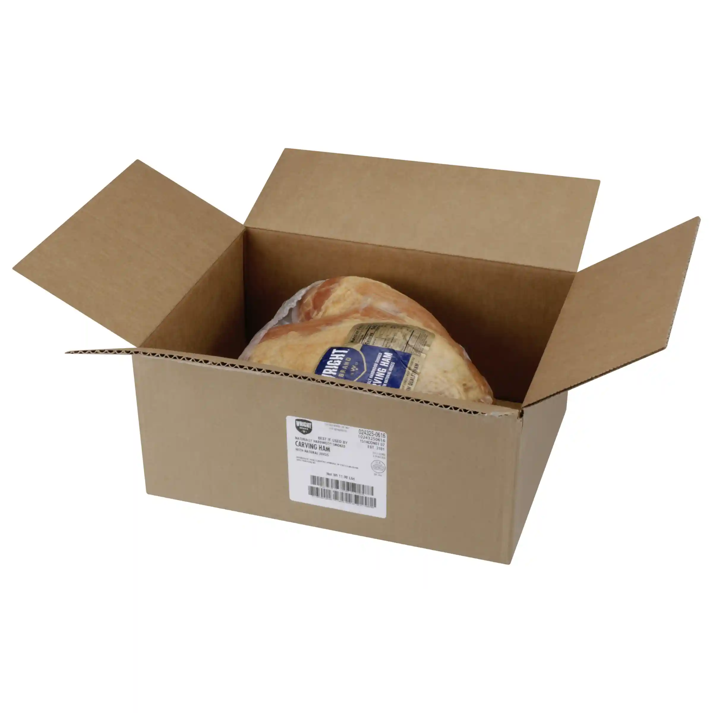 Wright® Brand Fully Cooked Smoked Carving Ham With Natural Juices, 2 Count_image_31