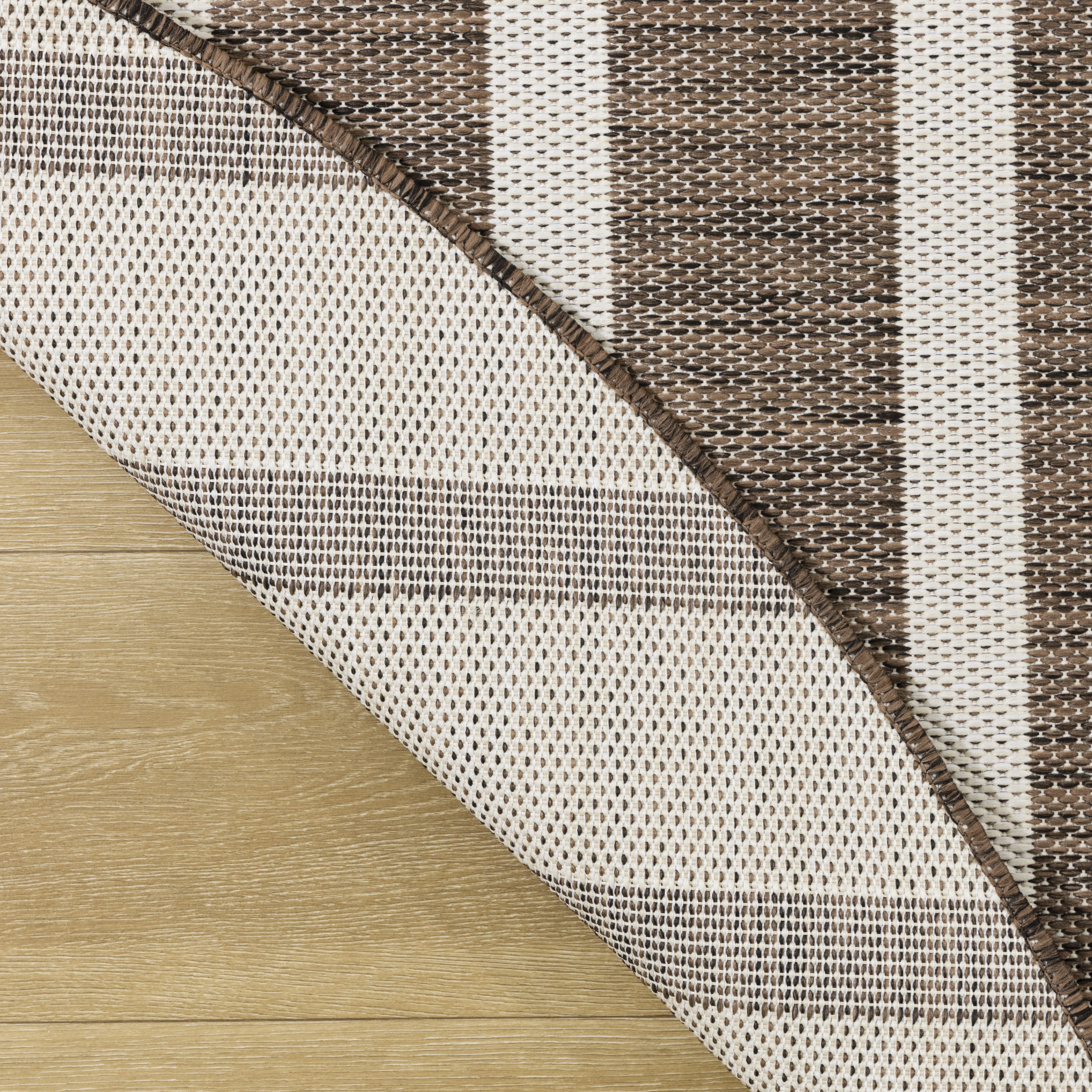 Nourison Positano 8' x Round Natural Ivory Modern Rug