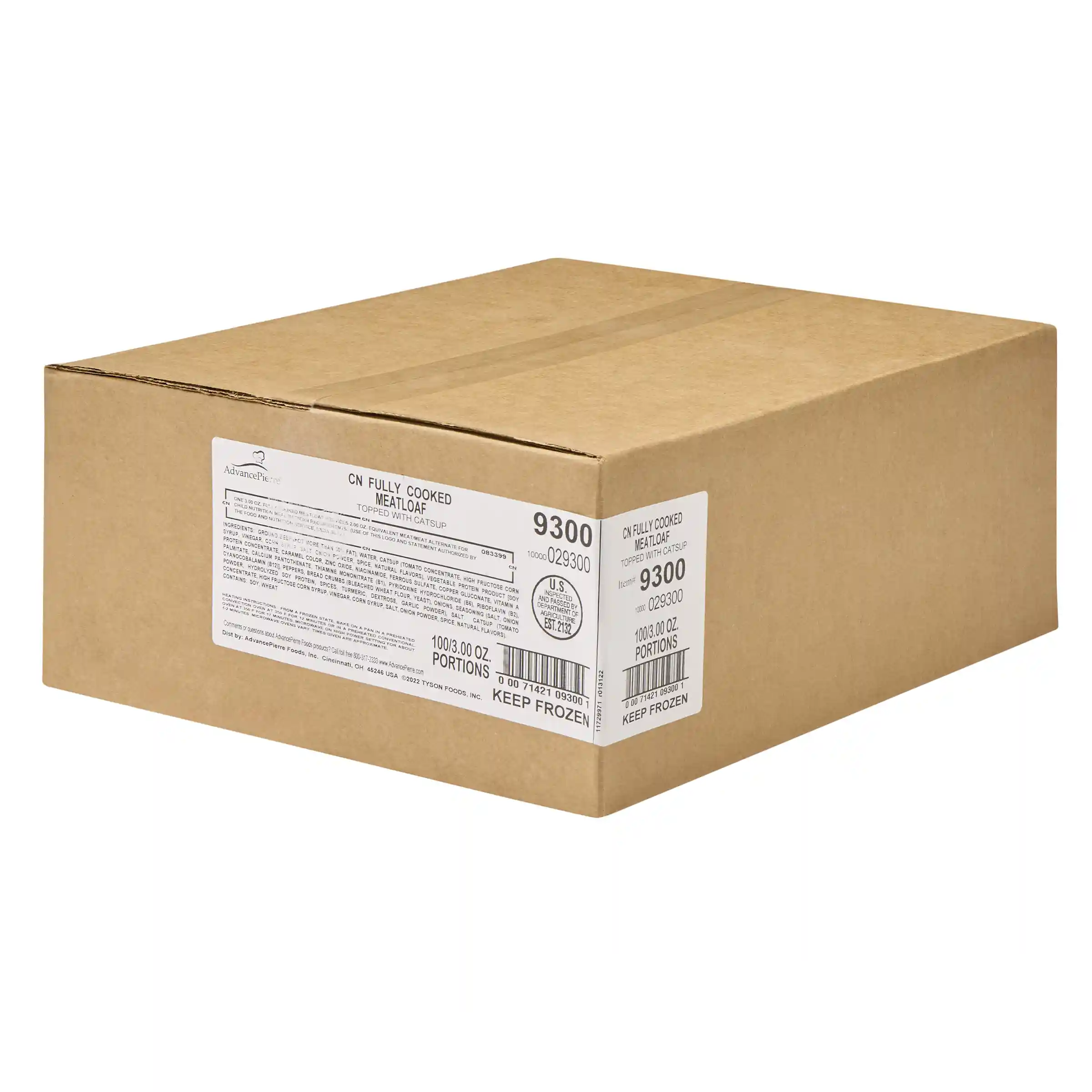 AdvancePierre™ Fully Cooked Beef Meatloaf Topped with Ketchup, 3.00 oz_image_5