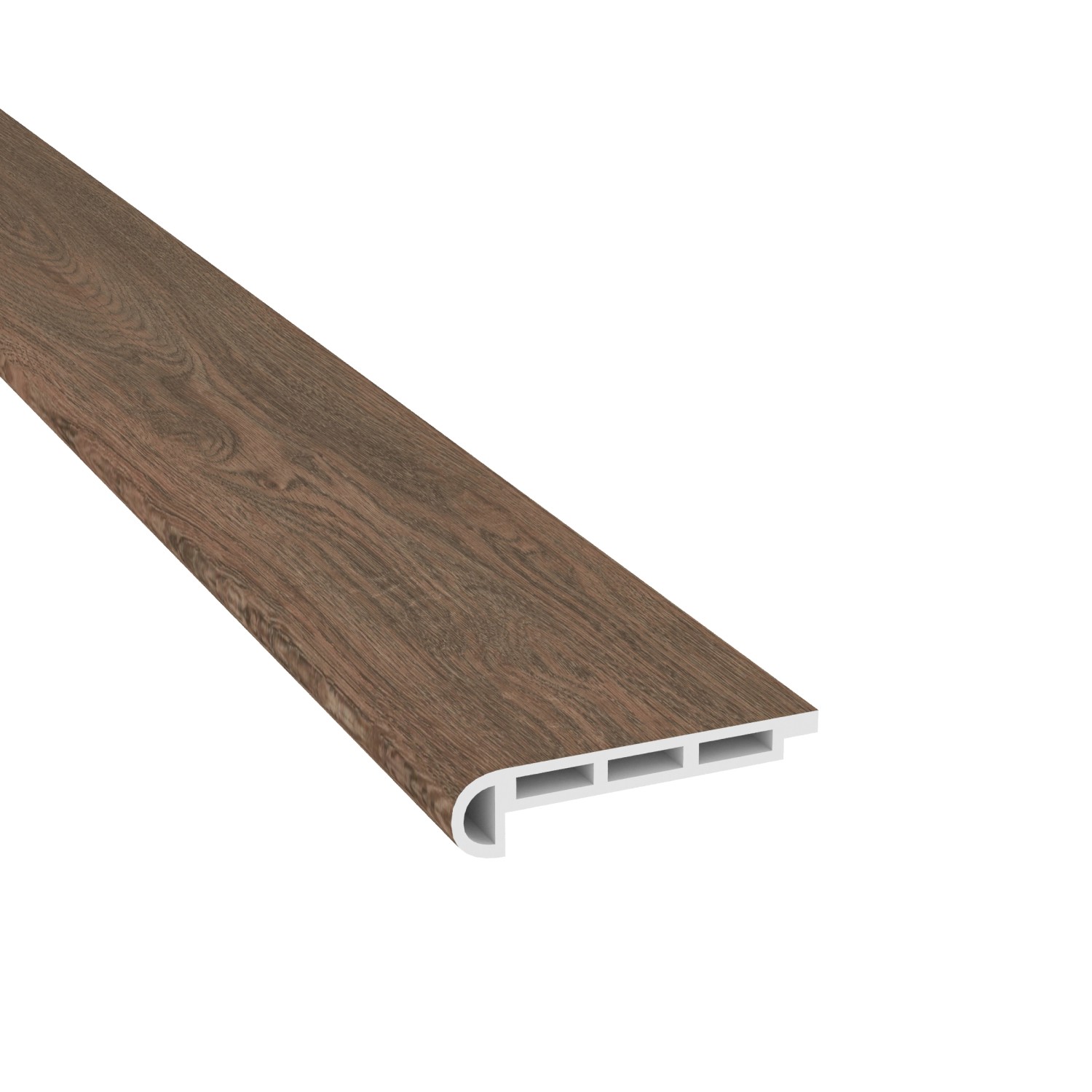 Sea Scallop Cali Vinyl Stair Nosing Flush view 1