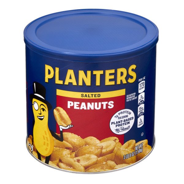 PLANTERS(r) Peanuts Salted 6/56oz . C1C1 - Front Center In Package (Hi Res)