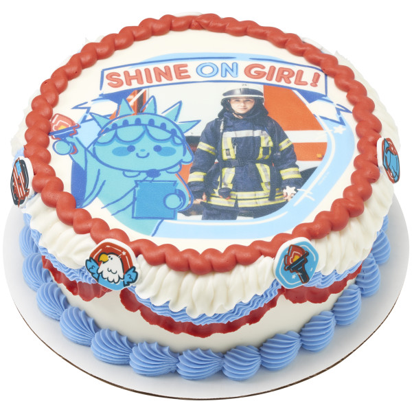 Celebrate America Assortment - Red 3 Free Sweet Décor® Edible Decorations