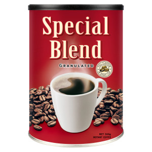 special blend™ granulated instant coffee tin 500g image