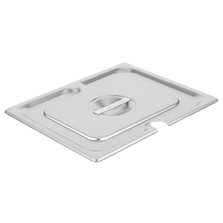 Half-size Super Pan 3® slotted stainless steel cover