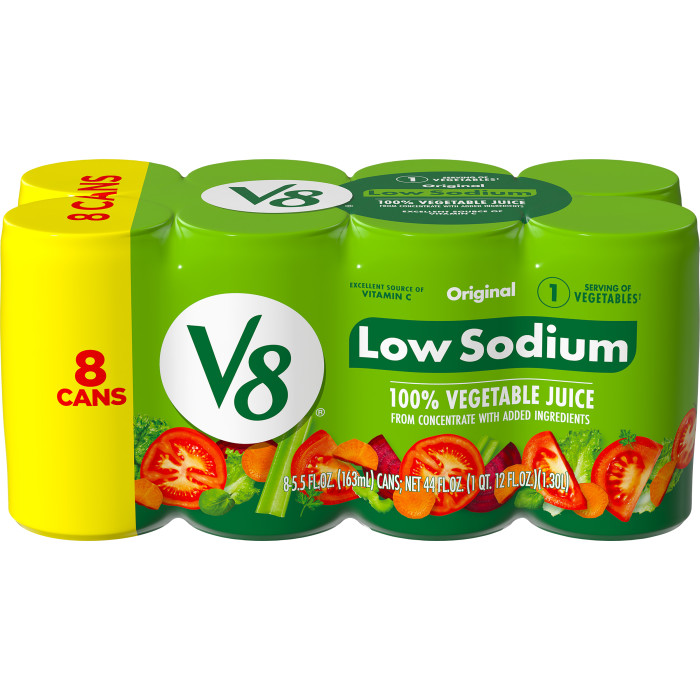 Low Sodium 100% Vegetable Juice