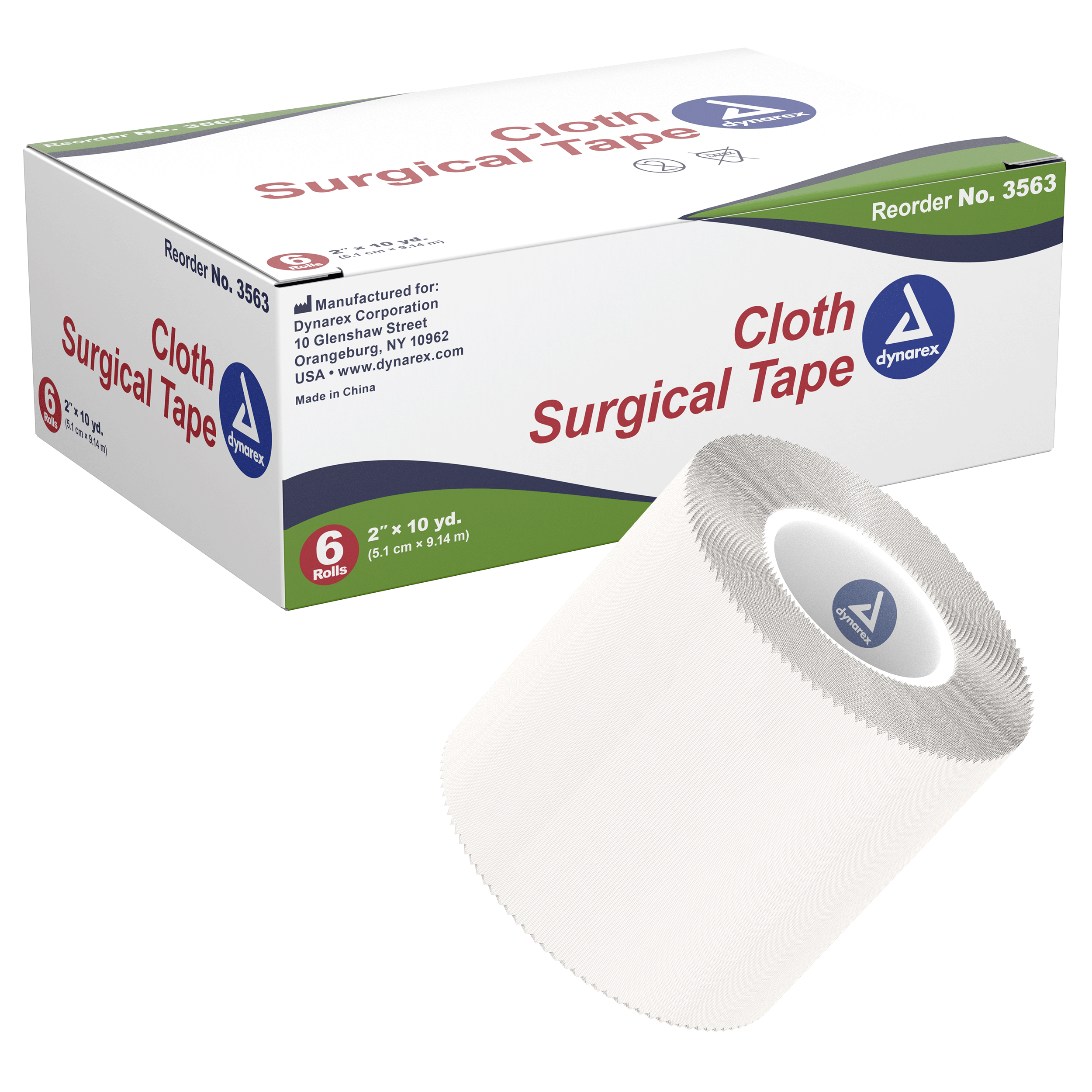 Cloth Surgical Tape 2" x 10 yd. - 3563