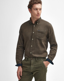 Moleskin Tailored Trousers Dark Olive
