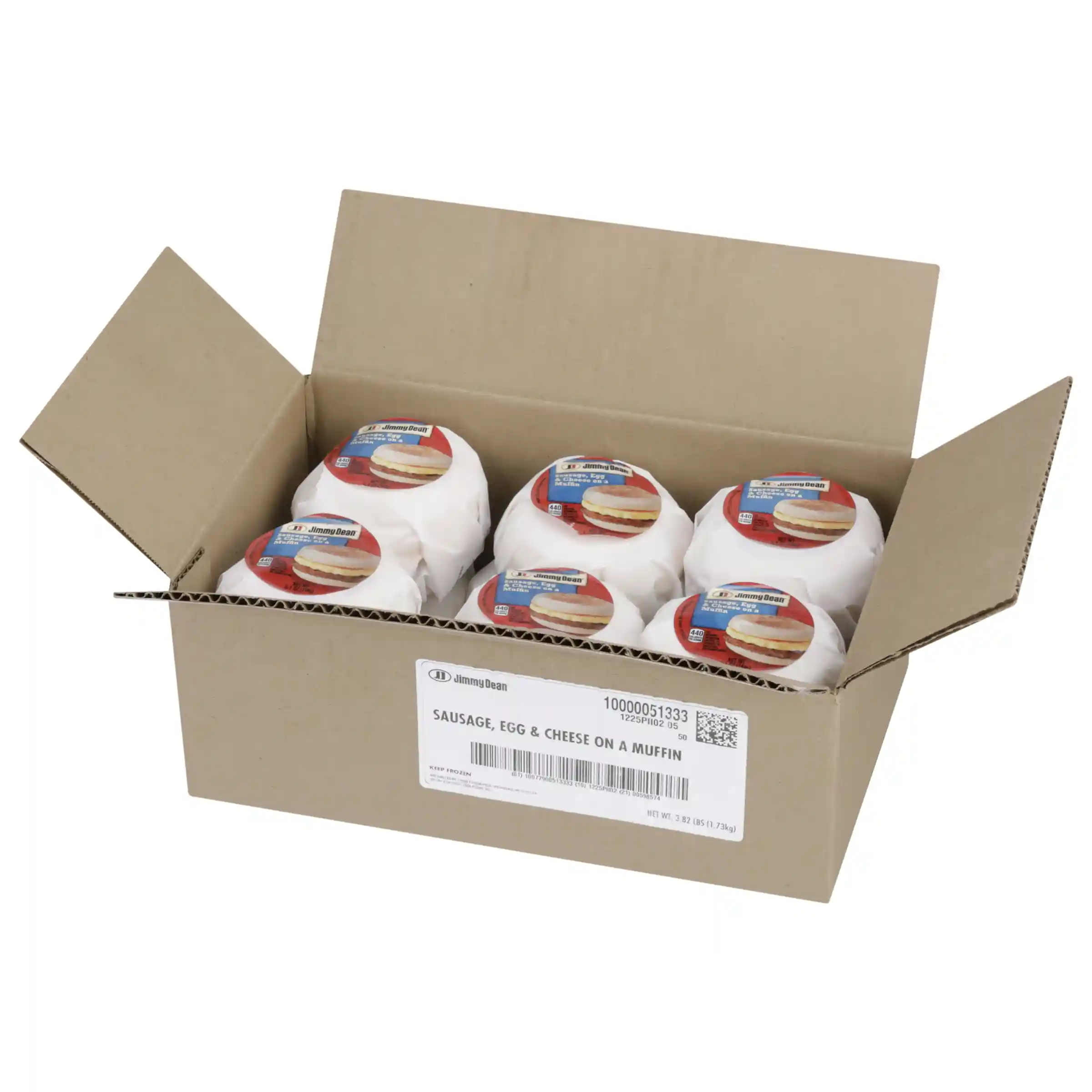Jimmy Dean® Butcher Wrapped Sausage, Egg and Cheese Muffin_image_4