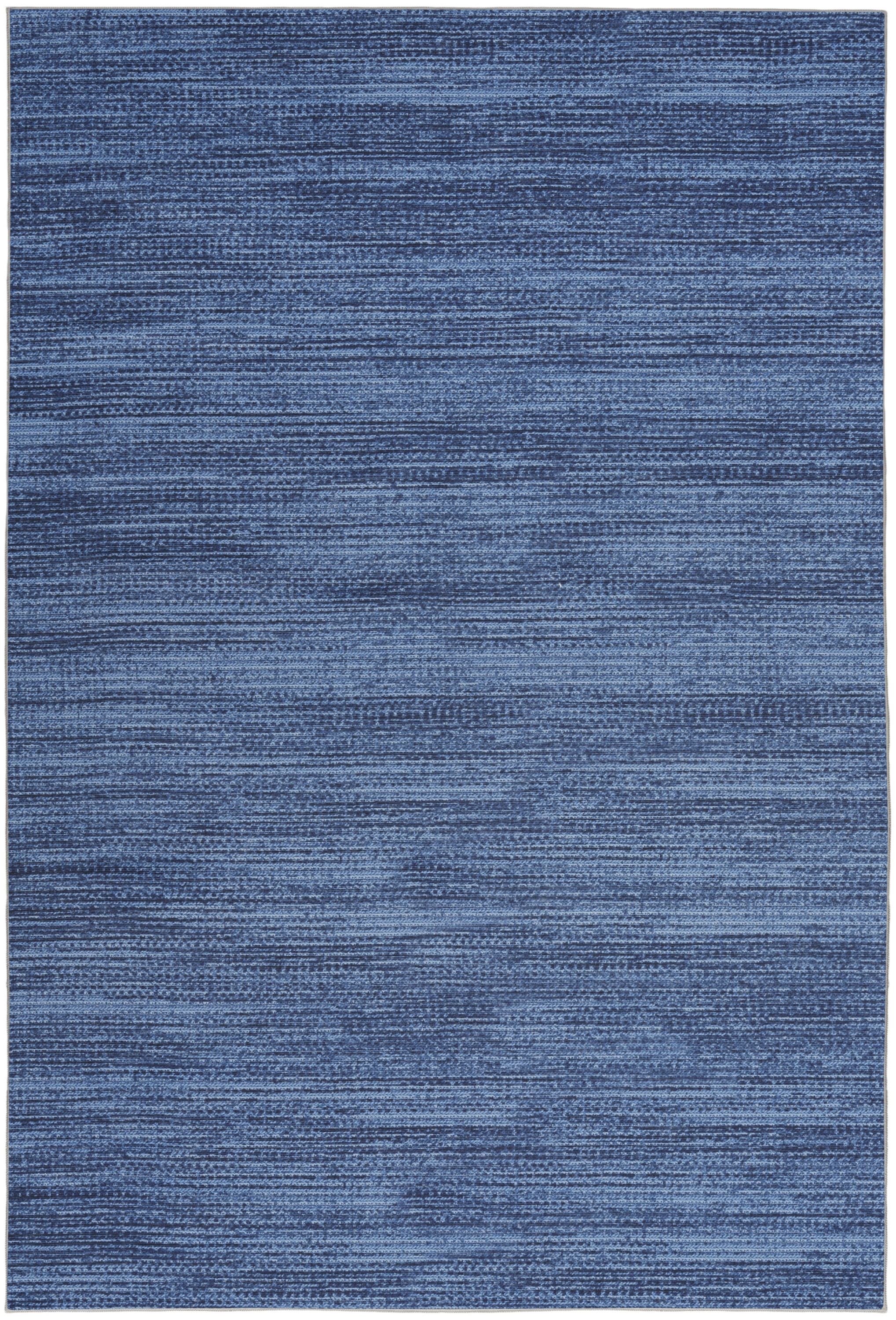 Nourison Nourison Washables 4' x 6' Blue Modern Indoor Rug