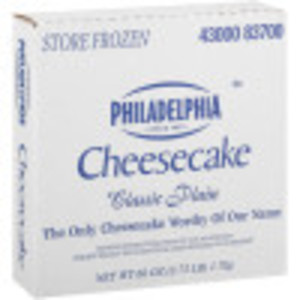 PHILADELPHIA Plain Cheesecake, 60 oz. (Pack of 4) image
