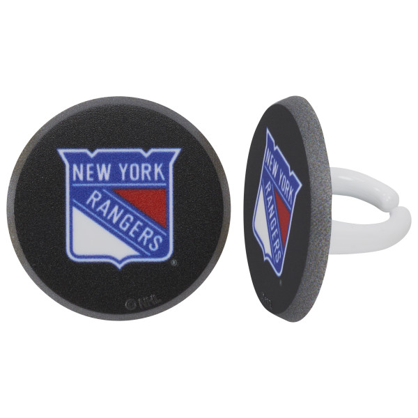 NHL® Team Puck Cupcake Rings