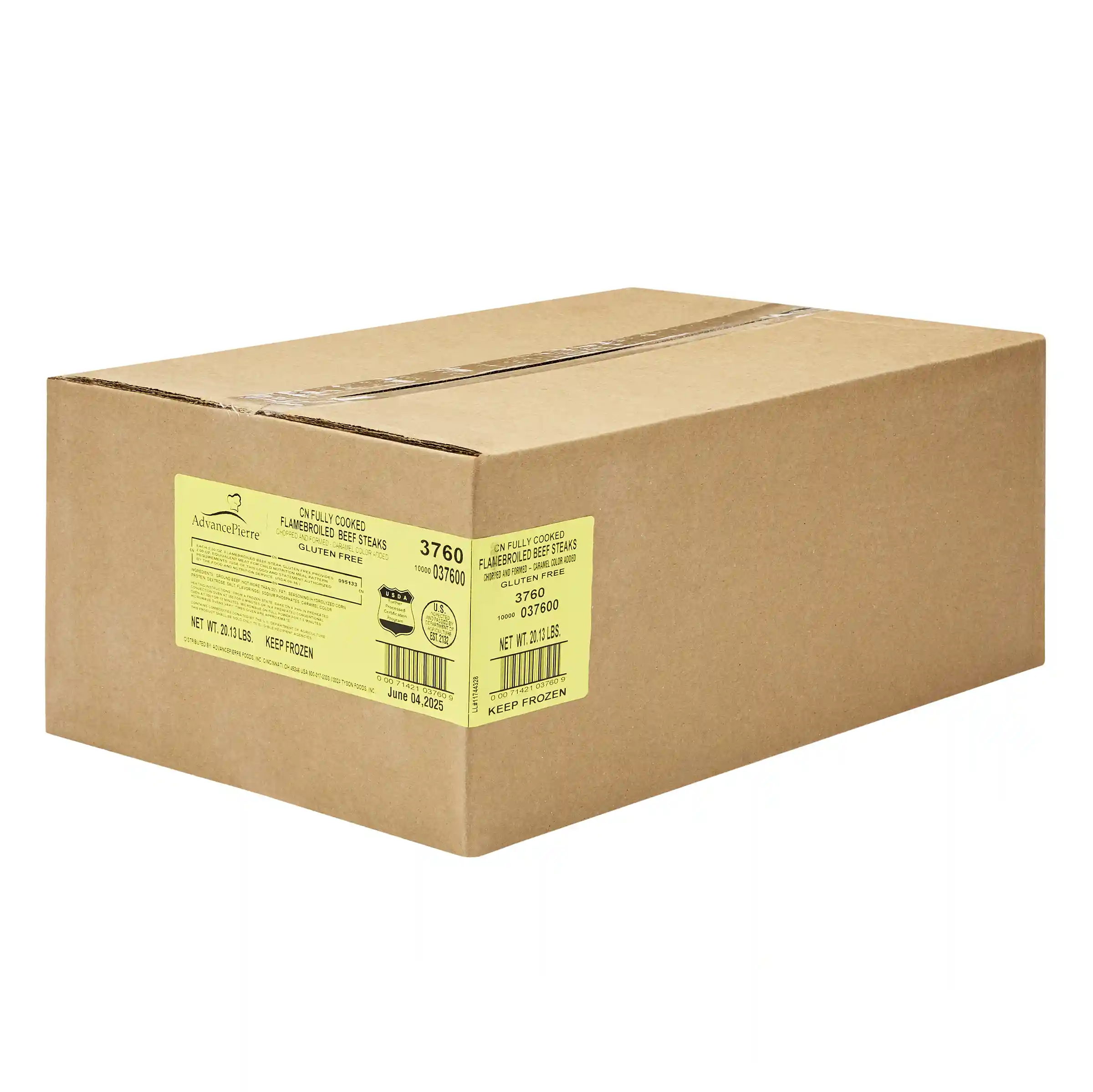 AdvancePierre™ Fully Cooked Gluten Free Flamebroiled Beef Patties, 2.29 oz_image_5