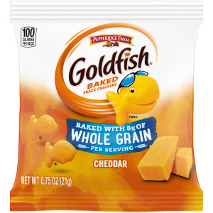 Pepperidge Farm® Goldfish® Baked with Whole Grain Cheddar Crackers, 0.75 oz. Bag