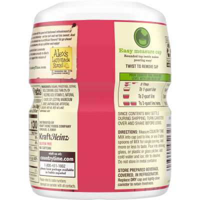Country Time Strawberry Lemonade Drink Mix, 18 oz Canister