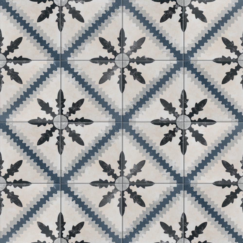 Evoque Monastery 9-3/4 in. x 9-3/4 in. Porcelain Floor and Wall Tile ...