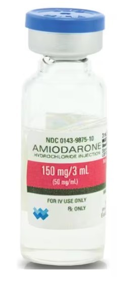 Amiodarone 50mg/ml 3ml SDV NON-RETURNABLE IF OPENED
