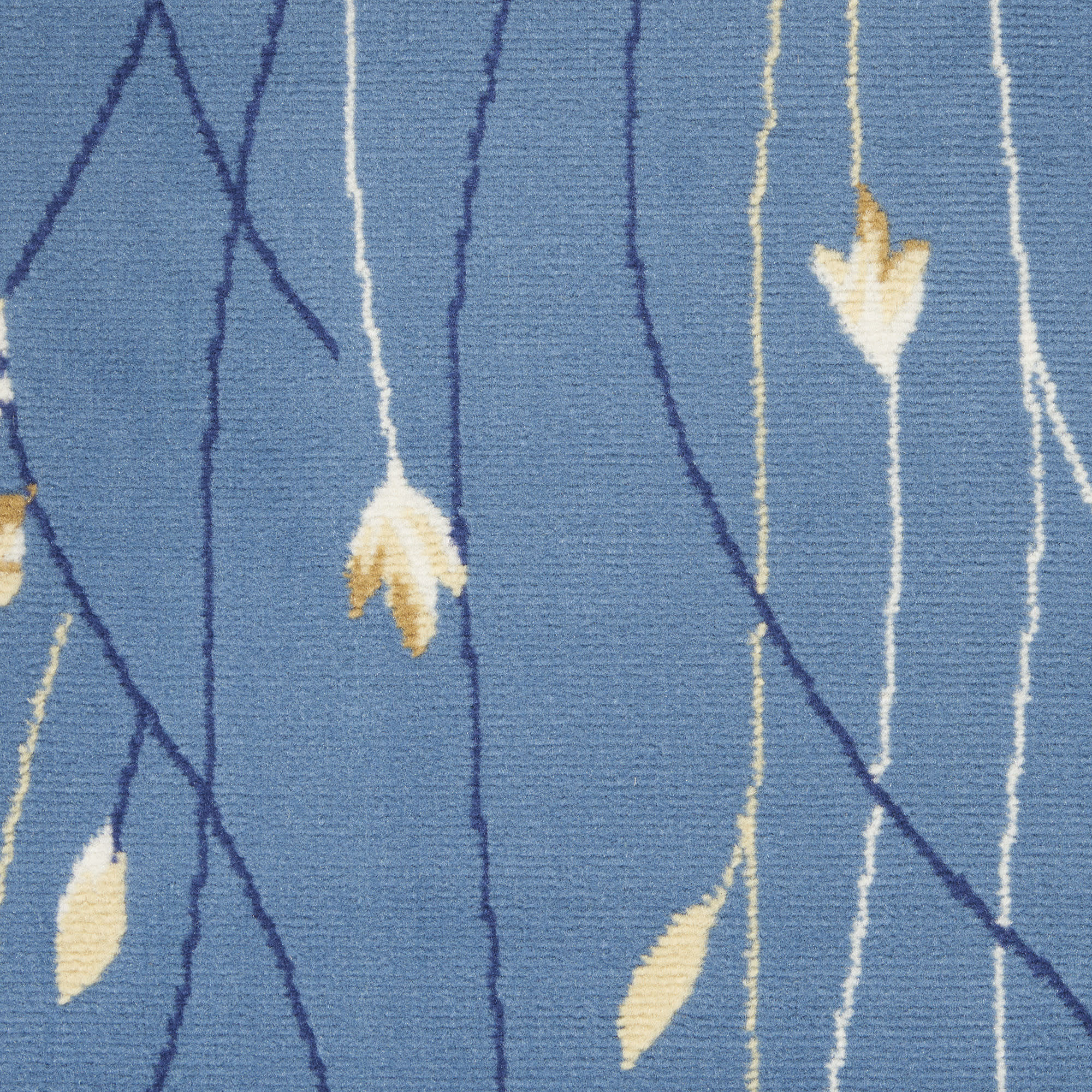 Nourison Grafix 2'3" x 10' Light Blue Contemporary Indoor Rug