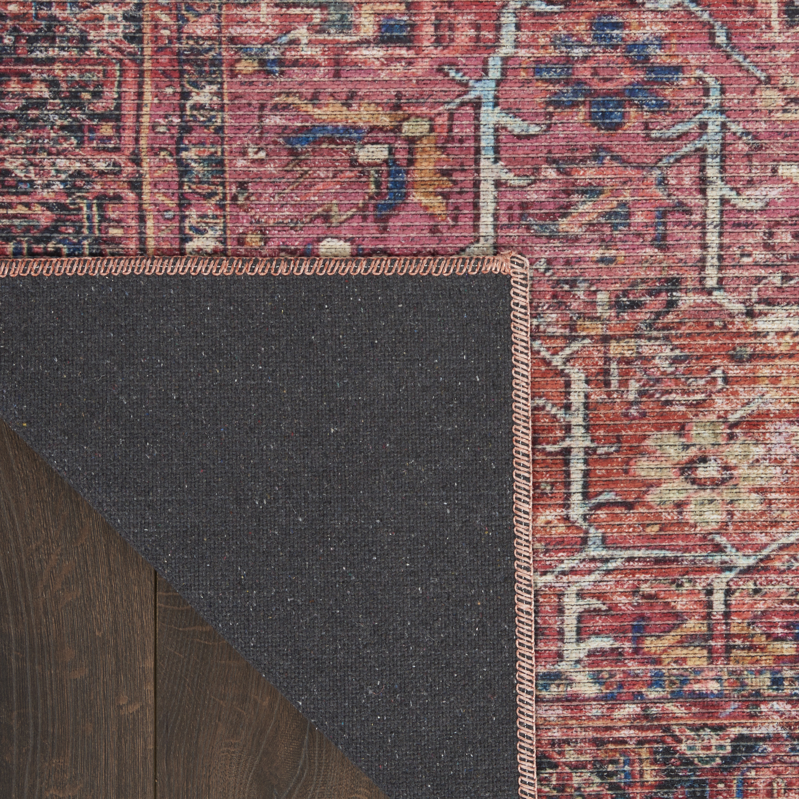 Nourison New Concept Washables 4' x 6' Brick Vintage Indoor Rug