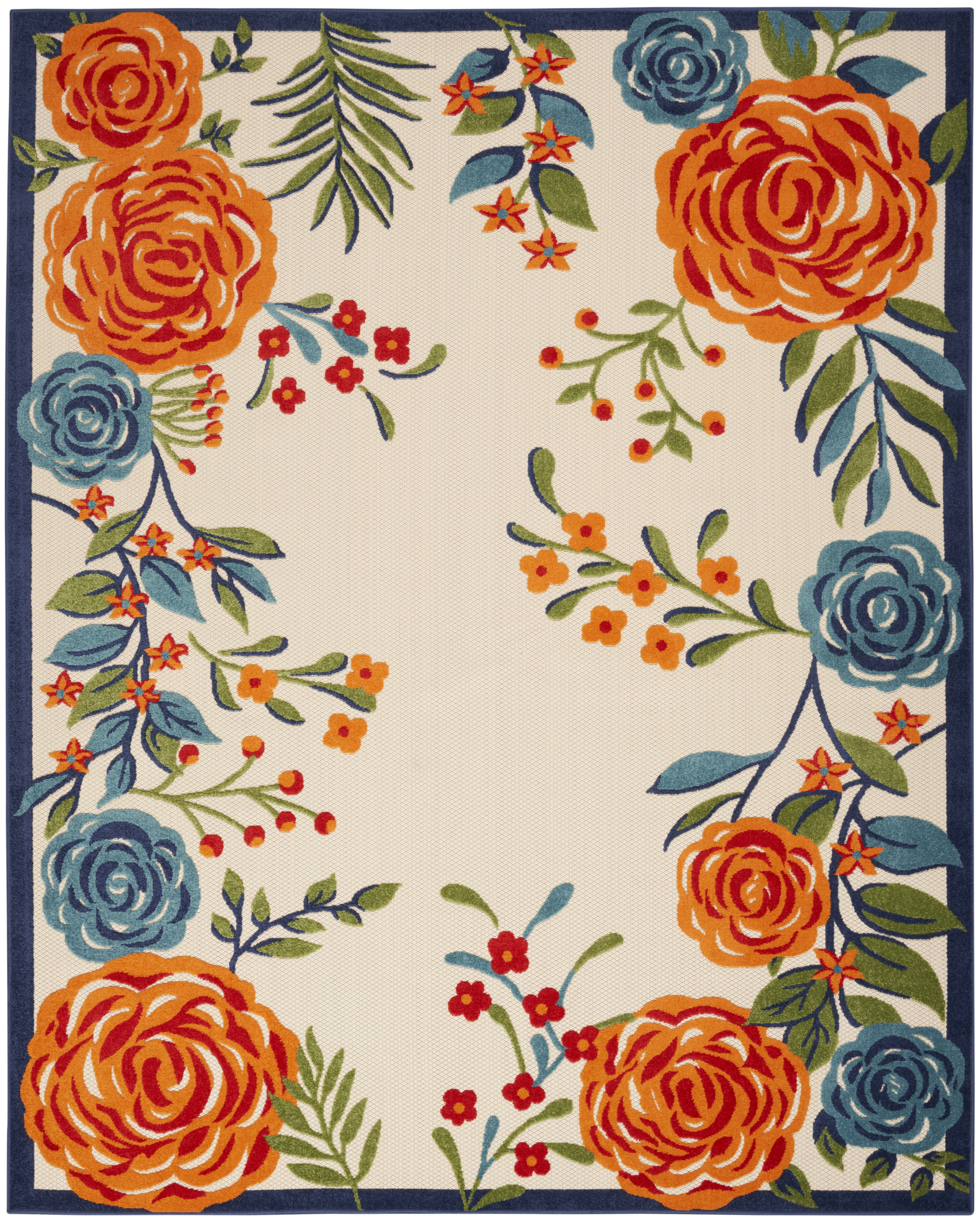 Nourison Aloha 6' x 9' Multicolor Contemporary Rug