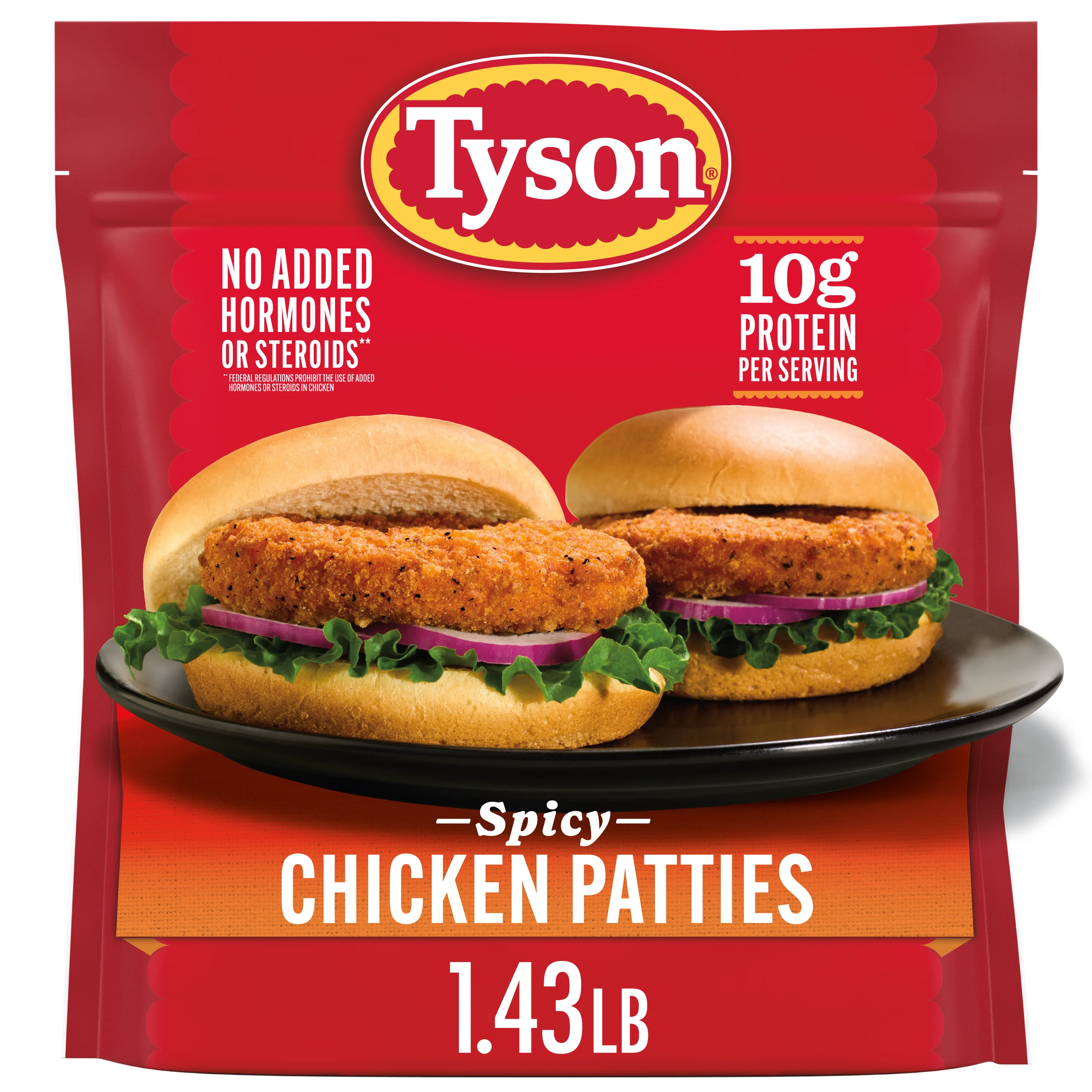 Fully Cooked Spicy Chicken Patties