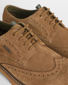 Marble Brogues Taupe Suede