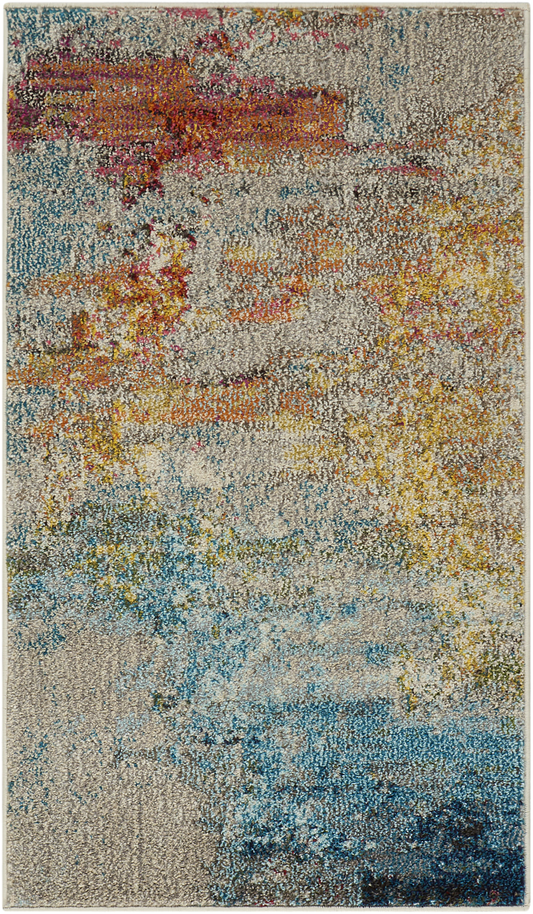 Nourison Celestial 2'2" x 3'9" Sealife Modern Indoor Rug