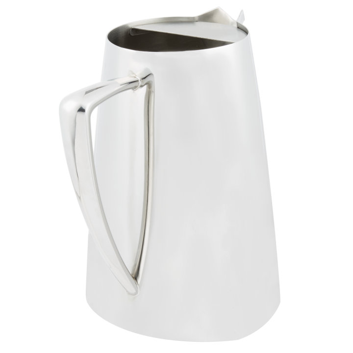 2 3/10-quart Triennium™ stainless steel water pitcher in mirror finish with ice guard